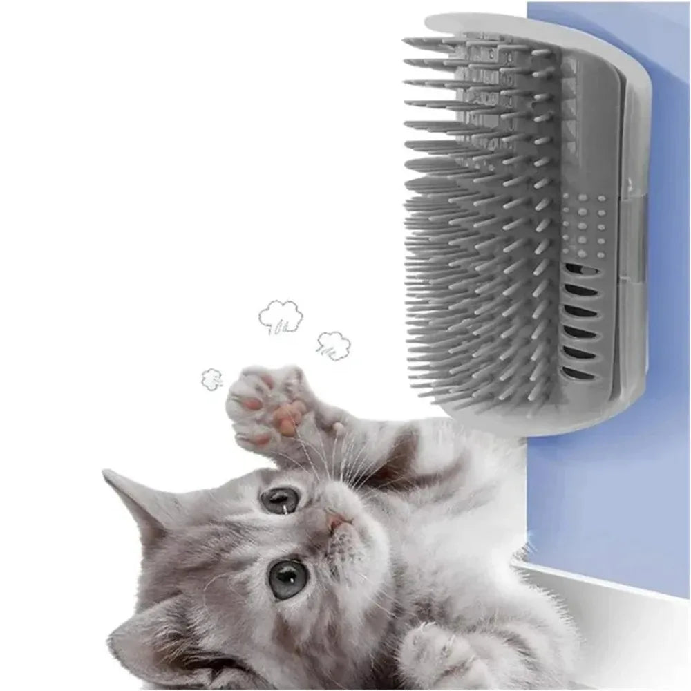 Cat Scratcher Massager for Cats Scratching Pets Brush Remove Hair Comb Grooming Table Dogs Kitten Care Royal Canin Accessories