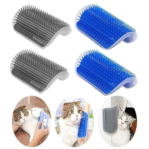 Cat Scratcher Massager for Cats Scratching Pets Brush Remove Hair Comb Grooming Table Dogs Kitten Care Royal Canin Accessories